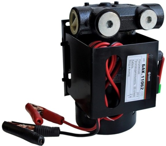 Насос топливный электрический БелАК МЕРКУРИЙ перекачки 24v, 60 л/мин [БАК.11062]