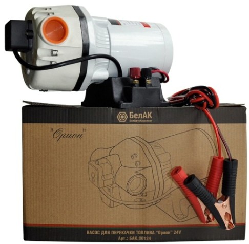 Насос топливный электрический БелАК ОРИОН перекачки и мочевины (adblue) 24v, 40 л/мин [БАК.00124]