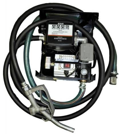 Насос топливный электрический БелАК САТУРН Комплекс станция перекачки 220v, 60 л/мин счетчик [БАК.12061]