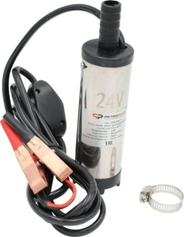 Насос топливный электрический Petropump DCTP-24 24в для дт и воды, 25 л/мин [PP220017]