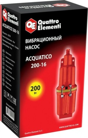 Насос вибрационный QUATTRO ELEMENTI ACQUATICO 200-16 [919-051]
