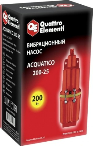 Насос вибрационный QUATTRO ELEMENTI ACQUATICO 200-25 [919-068]