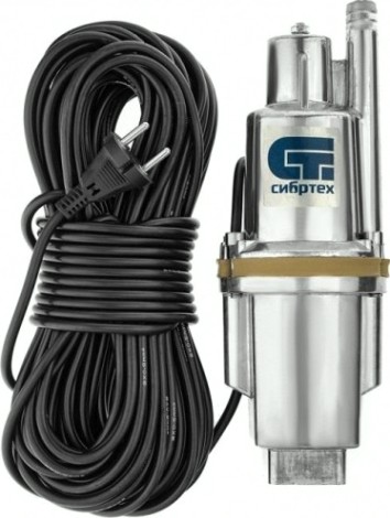 Насос вибрационный СИБРТЕХ СВН300-10 верхний забор [99301]