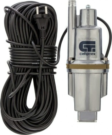 Насос вибрационный СИБРТЕХ СВН300-40 верхний забор [99304]