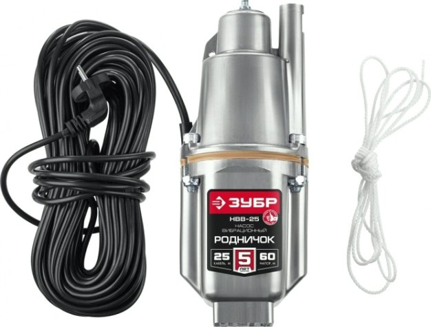 Насос вибрационный ЗУБР Родничок-В НВВ-25 [НВВ-25]