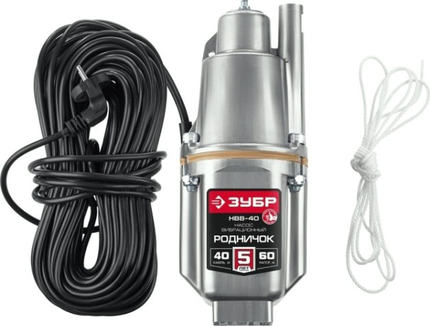Насос вибрационный ЗУБР Родничок-В НВВ-40 [НВВ-40]