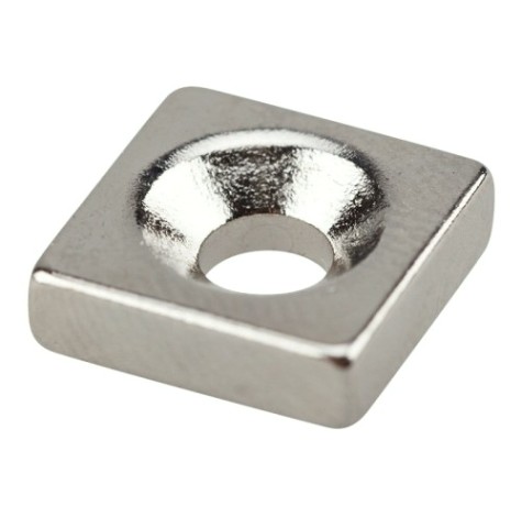 Неодимовый магнит REXANT 72-3700 прямоугольник 10х10х3 мм с зенковкой 6х3,5мм, 3 шт Неодимовый магнит REXANT 72-3700 прямоугольник 10х10х3 мм с зенковкой 6х3,5мм, 3 шт