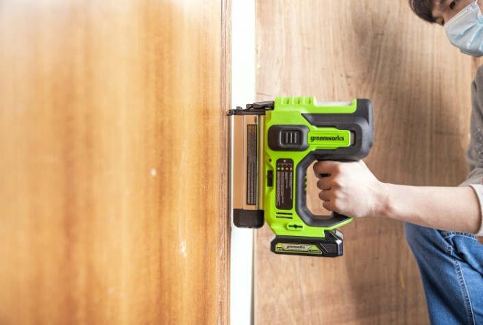 Нейлер аккумуляторный GREENWORKS GD24BN без АКБ и ЗУ [3400707]