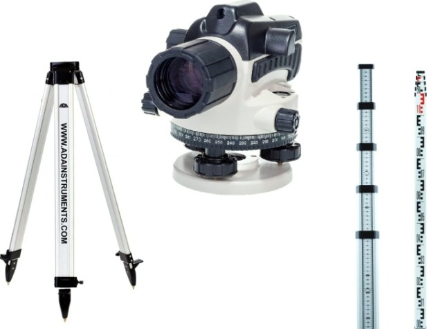 Нивелир оптический ADA RUBER 32 + STAFF 5 + Light [А00121_К6]