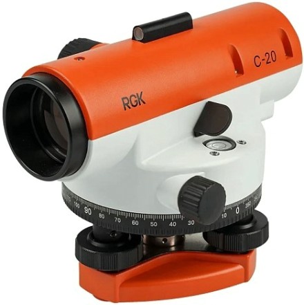Нивелир оптический RGK C-20 С ПОВЕРКОЙ комплект [750028]