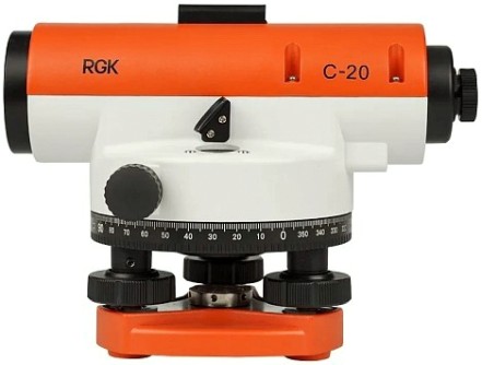 Нивелир оптический RGK C-20 С ПОВЕРКОЙ комплект [750028]