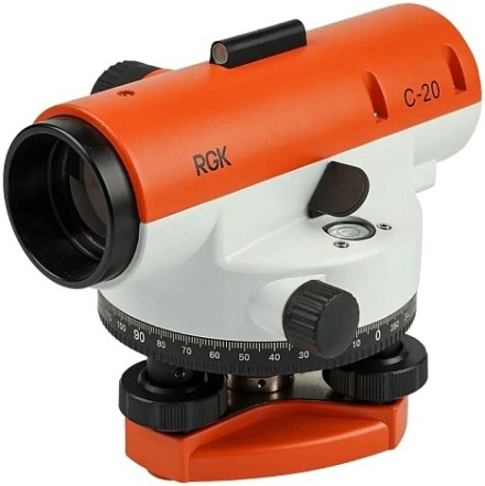 Нивелир оптический RGK C-20 С ПОВЕРКОЙ комплект [752220]