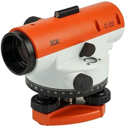 Нивелир оптический RGK C-20 С ПОВЕРКОЙ комплект [752237]