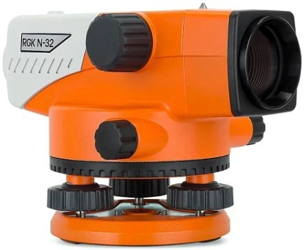 Нивелир оптический RGK N-32 С ПОВЕРКОЙ комплект [779982]