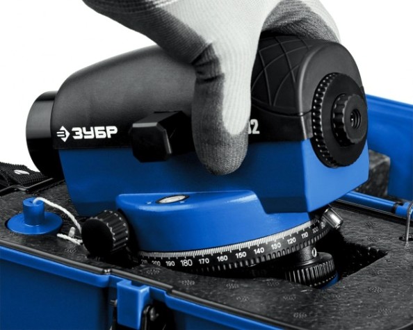 Нивелир оптический ЗУБР Профессионал НОУ-32 X32, рабочий диапазон 120 м [34917]