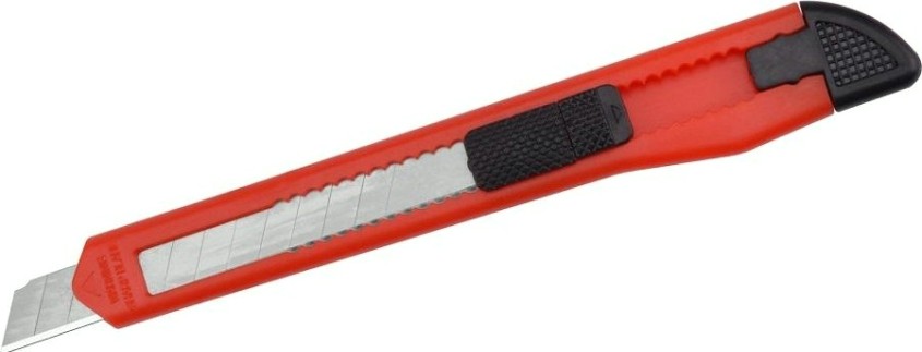 Нож Autovirazh AV-0709 с отламывающимися сегментами 9 мм Нож Autovirazh AV-0709 с отламывающимися сегментами 9 мм