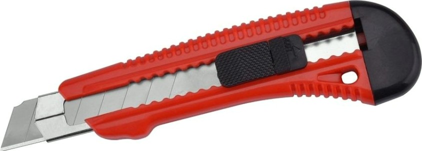 Нож Autovirazh AV-0818 с отламывающимися сегментами 18 мм Нож Autovirazh AV-0818 с отламывающимися сегментами 18 мм