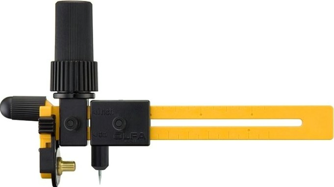 Нож циркульный трещоточный Olfa OL-CMP-3 с круглым лезвием 18х0,3 мм