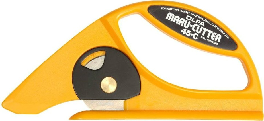 Нож для напольных покрытий Olfa OL-45-C с круговым лезвием, 45мм