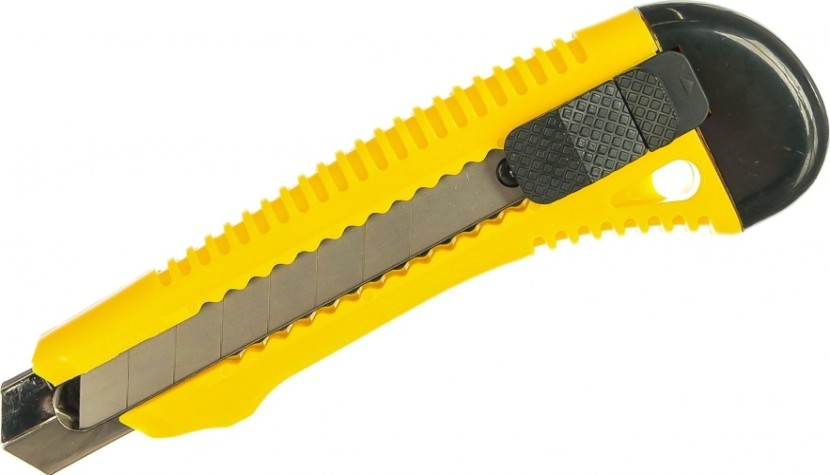 Нож для строительных работ Biber 50114 усиленный 18мм [Тов-073535]