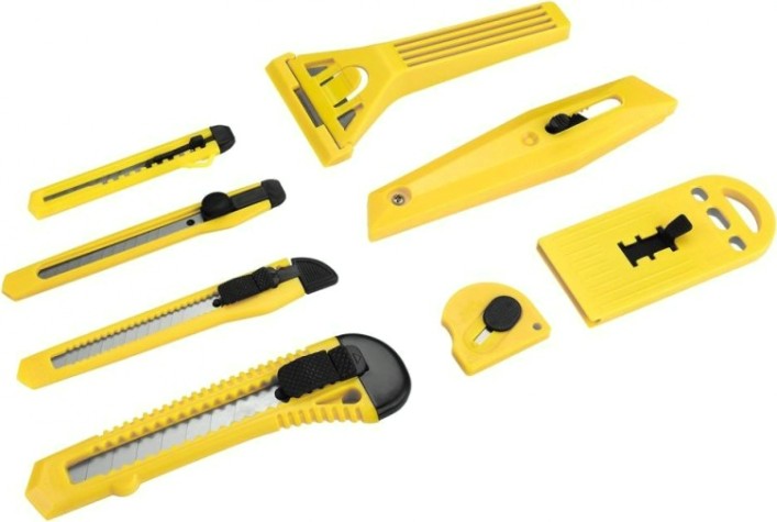 Нож для строительных работ DEKO DKCK08 (8 предметов) [065-0332]