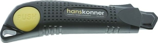 Нож для строительных работ HANSKONNER HK1076-08-02 18мм Нож для строительных работ HANSKONNER HK1076-08-02 18мм