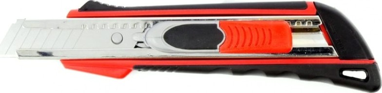 Нож для строительных работ MATRIX 18 мм нож, выдвиж. лезвие "quick blade" мет. напра [78936]