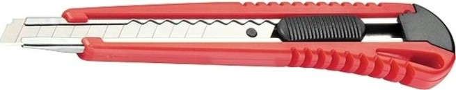 Нож для строительных работ MATRIX 9 мм нож, выдвижное лезвие, металлическая направл [78909]