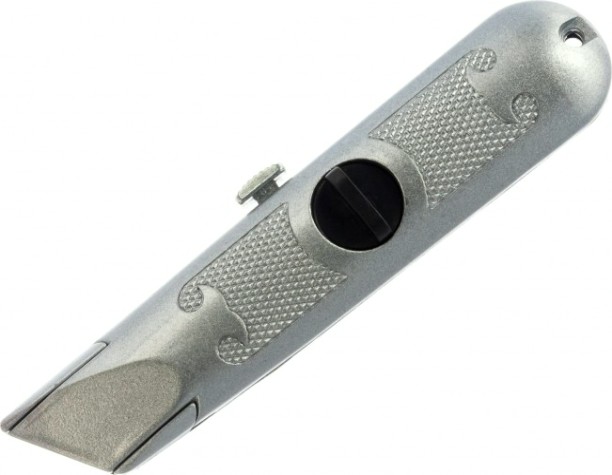 Нож для строительных работ REXANT 12-4908 с трапециевидным выдвижным лезвием