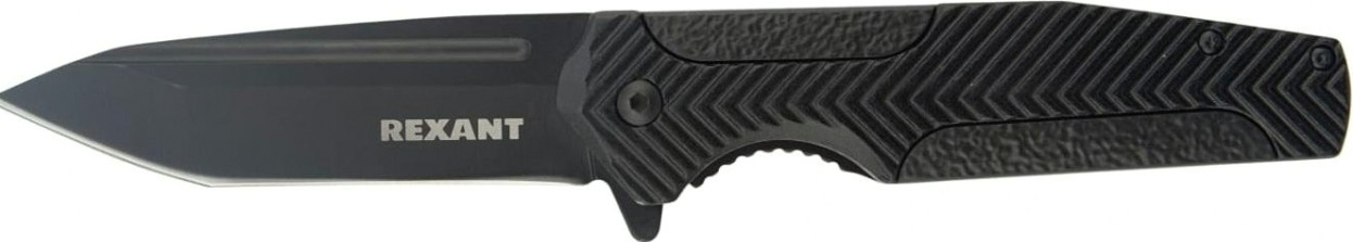 Нож для строительных работ REXANT Black Spear складной полуавтоматический [12-4909-2]