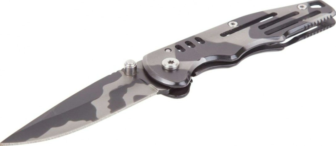 Нож для строительных работ REXANT Camouflage складной полуавтоматический [12-4912-2]