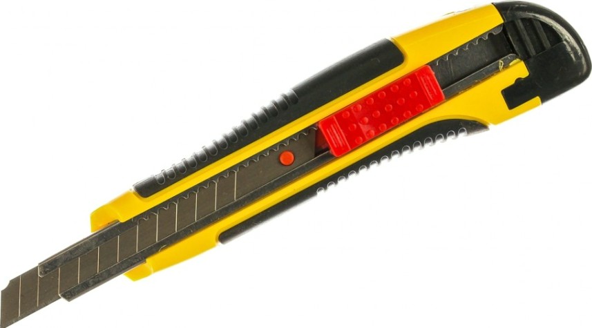 Нож для строительных работ STAYER HERCULES-9 с автостопом сегмент. лезвия 9 мм, [0903_z01]