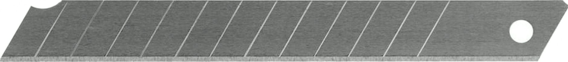 Нож для строительных работ STAYER STANDARD лезвия сегментированные, 9 мм, 10 шт, в боксе [09050-S10]