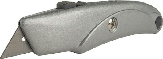 Нож для строительных работ Sturm 1076-02-P1 метал. корпус, фиксатор