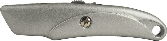 Нож для строительных работ Sturm 1076-02-P1 метал. корпус, фиксатор
