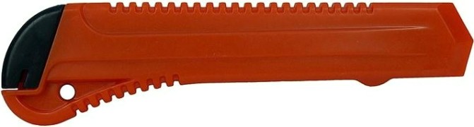 Нож для строительных работ Sturm 1076-09-01 18 мм, выдвиж. лезвие, механ. фиксатор