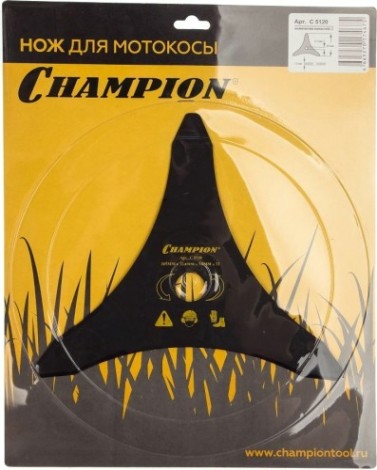 Нож для травы CHAMPION 3/305/25,4 (тип В) (235R) (C5120) [C5120]