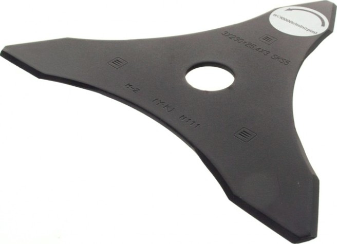 Нож для травы ECHO P021-014310 металлический 3-зубчатый (тип в) d=230мм/t=3мм/25,