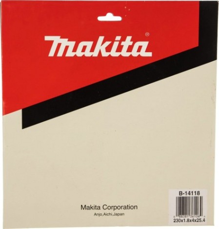 Нож для травы MAKITA B-14118 4 зуба, d- 230x25,4мм