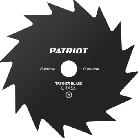 Нож для травы PATRIOT TBS-16 (230/25,4 - 16Т) [809115215]