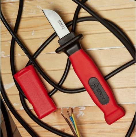 Нож монтажника REXANT 12-4933 нержавеющая сталь, лезвие 50 мм Нож монтажника REXANT 12-4933 нержавеющая сталь, лезвие 50 мм