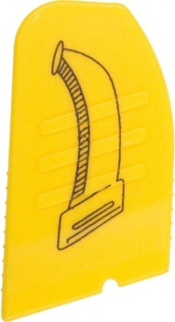 Нож монтажника REXANT 12-4935 нержавеющая сталь, с «пяткой»