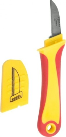 Нож монтажника REXANT 12-4936 нержавеющая сталь, прямое лезвие