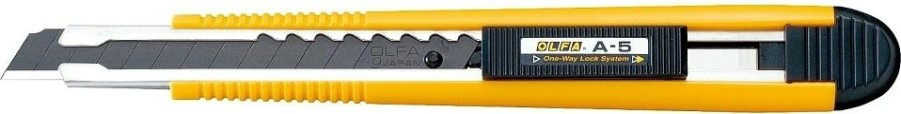 Нож Olfa OL-A-5 "autolock", безопасный, 9мм