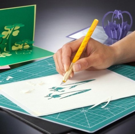 Нож Olfa OL-AK-1/5B с перовым лезвием, 6мм Нож Olfa OL-AK-1/5B с перовым лезвием, 6мм