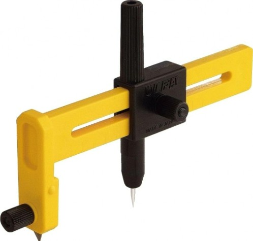 Нож Olfa OL-CMP-1 резак циркульный, диаметр реза 10-150 мм