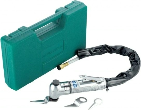 Нож пневматический JONNESWAY JAT-6441K 22000 цикл./мин., со сменными лезвиями, 4 предмета [048380]