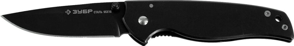 Нож складной "ЭКСПЕРТ" ЗУБР ОБЕРЕГ стальная рукоятка, 170мм/лезвие 70мм [47701_z01]