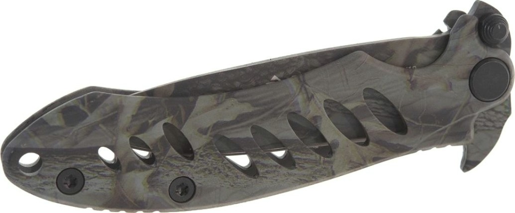 Нож складной "ЭКСПЕРТ" ЗУБР ОХОТНИК цельнометаллический, 205мм/лезвие 90мм [47702_z01]