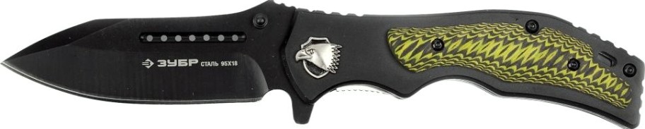 Нож складной "ПРЕМИУМ" ЗУБР КОМАНДОР 210мм/лезвие 90мм [47721]